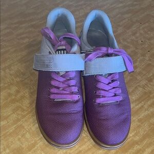 NOBULL Purple and Gray Women's Sneakers weightlifting size 8